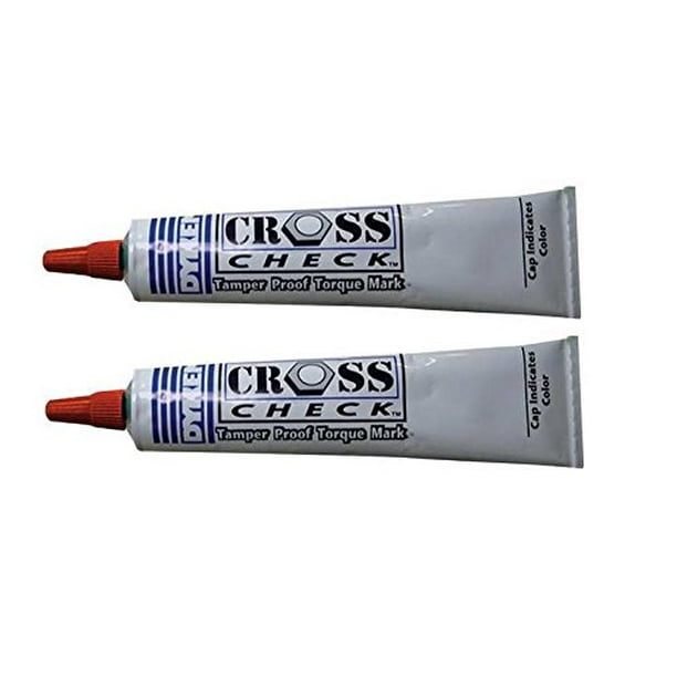 DYKEM Cross-Check 12 Pack, Red 1 oz Tube Tamperproof Marker / Torque Seal